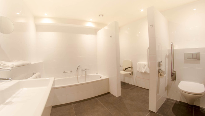 adjusted bathroom